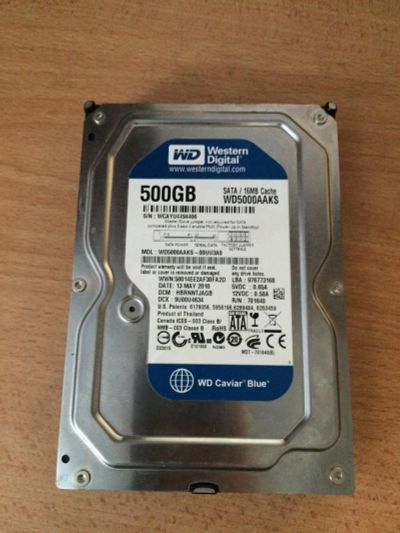 Лот: 6666555. Фото: 1. Жесткий диск 500гб western digital... Жёсткие диски