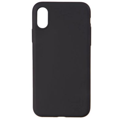 Лот: 14696418. Фото: 1. Чехол iPhone XS Max Силикон Черный... Чехлы, бамперы