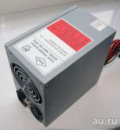 Лот: 15675108. Фото: 1. Блок питания ATX Navi Power NAVI-340... Корпуса, блоки питания