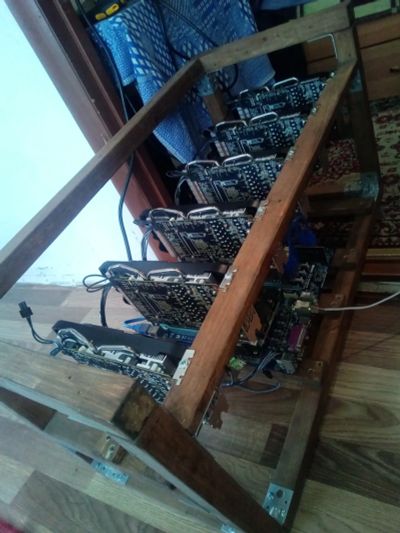 Лот: 20184903. Фото: 1. майнинг ферма gpu новые radeon... Майнинг фермы, товары для майнинга