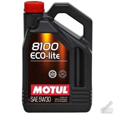Лот: 13626454. Фото: 1. MOTUL 8100 Eco-lite SAE 5W-30... Масла, жидкости