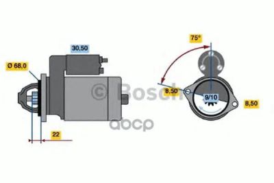 Лот: 14078255. Фото: 1. Стартер Bosch арт. 0986017120. Другое (автозапчасти)