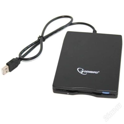 Лот: 982036. Фото: 1. Дисковод FDD 3,5 USB 2.0 Gembird... Приводы CD, DVD, BR, FDD