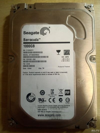 Лот: 18260090. Фото: 1. Жесткий диск Seagate Barracuda... Жёсткие диски (HDD)