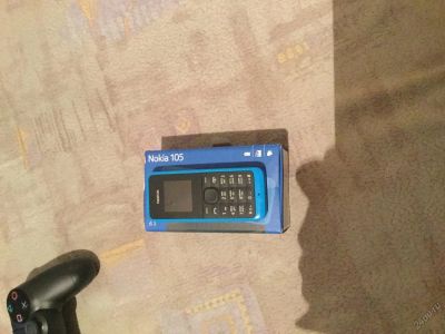 Лот: 5667472. Фото: 1. Nokia 105 синий почти новый. Кнопочные мобильные телефоны