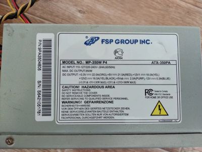 Лот: 25360778. Фото: 1. Блок питания FSP MP-350 350W. Корпуса, блоки питания