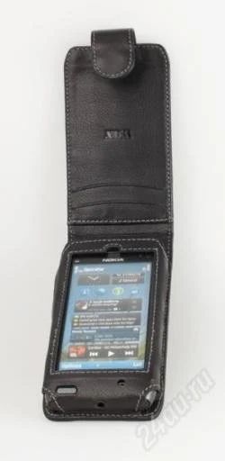 Лот: 797774. Фото: 1. Чехол кожаный для Nokia N8. Чехлы, бамперы