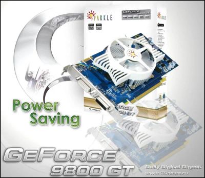 Лот: 3733593. Фото: 1. Sparkle GeForce 9800 GT 512 mb... Видеокарты