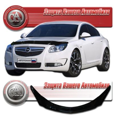 Лот: 3087416. Фото: 1. Дефлектор капота черный (спойлер... Детали тюнинга