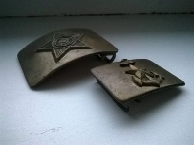 Лот: 5006672. Фото: 1. Старые пряжки времён СССР. Одежда, текстиль