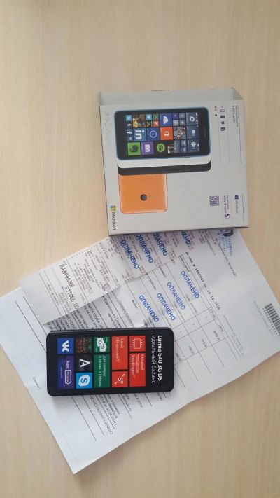 Лот: 10106015. Фото: 1. Смартфон Nokia lumia 640 lte. Смартфоны