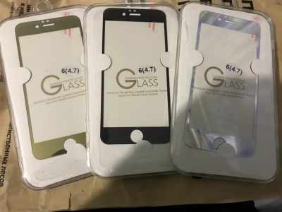 Лот: 11939725. Фото: 1. Стекло защитное IPhone 6. Дисплеи, дисплейные модули, тачскрины
