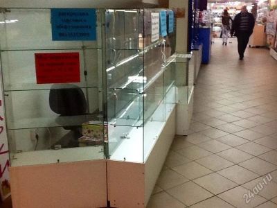 Лот: 2795881. Фото: 1. Витрина с подсветкой , 1 м. Торговое