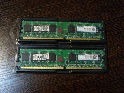 Лот: 12653426. Фото: 1. DDR2 Kingmax 1Gb+1Gb. Оперативная память