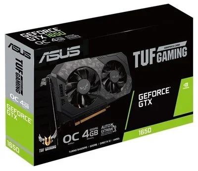 Лот: 18142402. Фото: 1. Видеокарта 4Gb GTX1650 Asus TUF... Видеокарты
