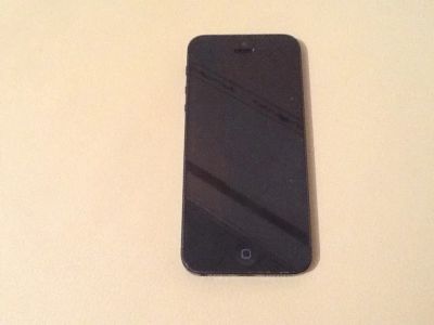 Лот: 4242709. Фото: 1. Apple Iphone 5 16Gb black оригинал... Смартфоны