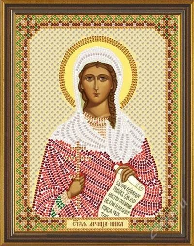 Лот: 2258001. Фото: 1. Именная икона Св. Виктория. Набор... Вышивание