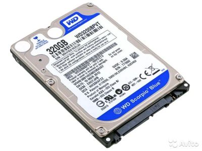 Лот: 5831834. Фото: 1. Винчестер WD 3200 BPVT с рубля. Жёсткие диски (HDD)