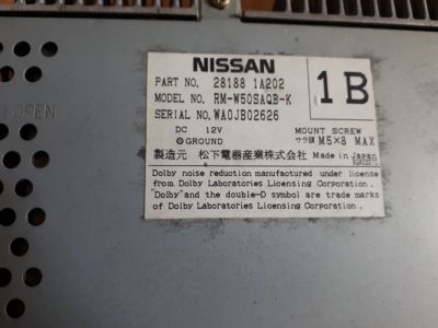 Лот: 11601765. Фото: 1. Магнитола Nissan. Автомагнитолы