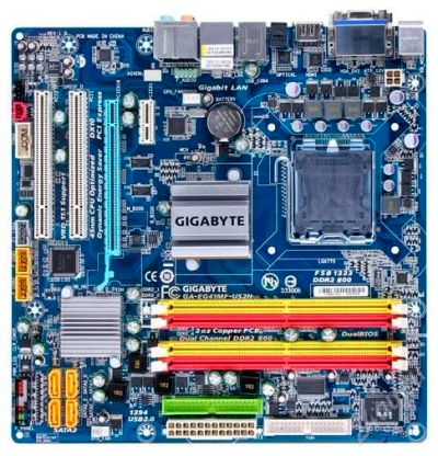Лот: 150079. Фото: 1. gigabyte g41 + core2duo e7500... Материнские платы