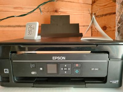 Лот: 19954501. Фото: 1. МФУ Принтер epson xp 343 c СНПЧ... Печати, штампы, оснастки