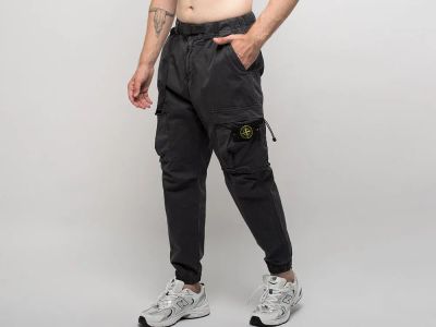 Лот: 24973772. Фото: 1. Джоггеры Stone Island. Брюки, джинсы, шорты