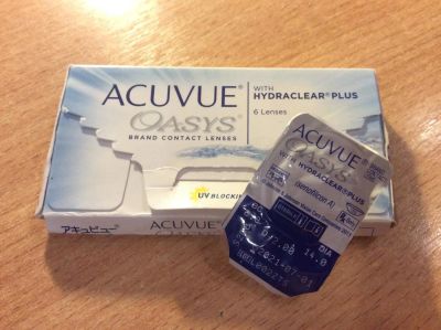 Лот: 10877237. Фото: 1. Контактные линзы Acuvue Oasys... Контактные линзы