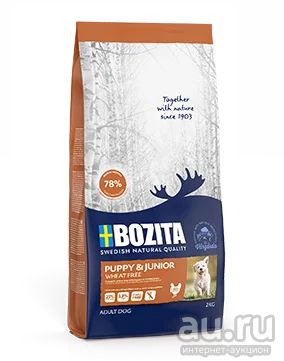 Лот: 17678430. Фото: 1. Bozita (Бозита) Puppy & Junior... Корма