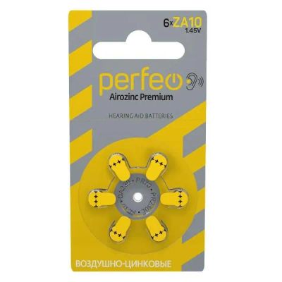 Лот: 24841634. Фото: 1. Батарейки Perfeo PR70 (ZA10... Батарейки, аккумуляторы, элементы питания