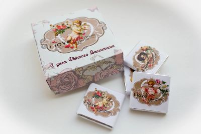 Лот: 5086715. Фото: 1. Шоколад - набор "Винтаж" из 12... Другое (сувениры, подарки)