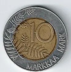 Лот: 21243896. Фото: 1. 10 марок 1993 год. Финляндия... Европа