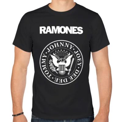 Лот: 6814952. Фото: 1. Мужская футболка хлопок "Ramones... Футболки