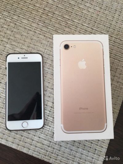 Лот: 11542004. Фото: 1. iPhone 7 (128 гб) золотой. Смартфоны