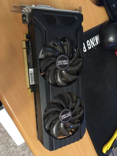 Лот: 16485398. Фото: 1. Видеокарта Palit GTX1060 6Gb. Видеокарты