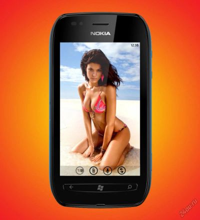 Лот: 5733377. Фото: 1. Смартфон NOKIA LUMIA 710 — Черный... Смартфоны