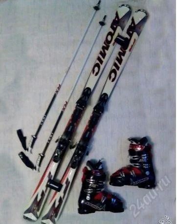 Лот: 3727366. Фото: 1. Горные лыжи в комплекте. Комплект в сборе