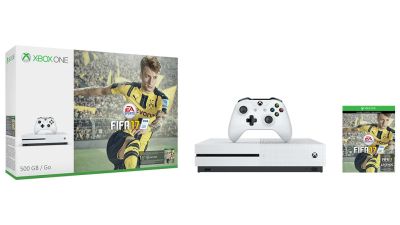 Лот: 10078271. Фото: 1. Xbox One S 500gb + Fifa 17 на... Игровые приставки, консоли