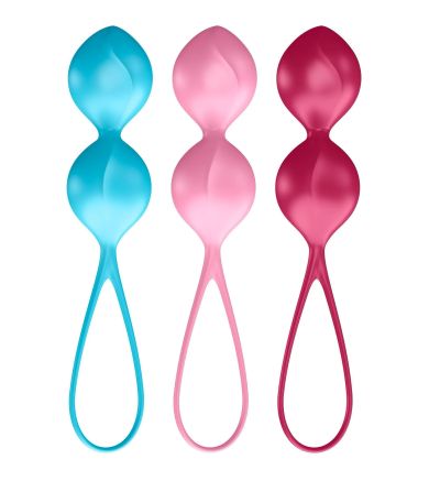 Лот: 24254800. Фото: 1. Набор вагинальных шариков Satisfyer... Игрушки
