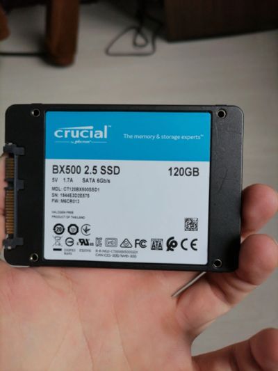 Лот: 18063645. Фото: 1. SSD Crucial BX500 120Gb. SSD-накопители