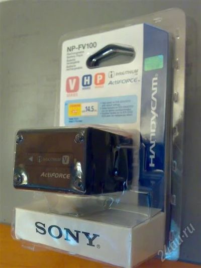 Лот: 1683776. Фото: 1. Аккумулятор NP-FV100 Sony. Аккумуляторы, зарядные
