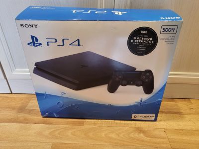 Лот: 18071294. Фото: 1. Sony PlayStation 4 Slim / PS4... Игровые приставки, консоли