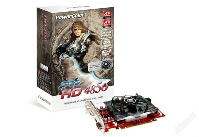 Лот: 1043444. Фото: 1. PowerColor PCS HD4850 512MB HDMI. Видеокарты