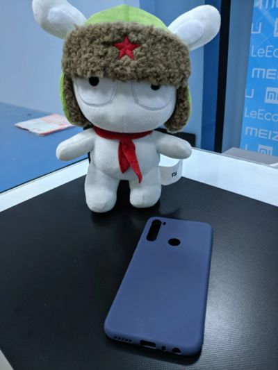 Лот: 14909403. Фото: 1. чехол Xiaomi Redmi Note 8 тёмно-синий... Чехлы, бамперы