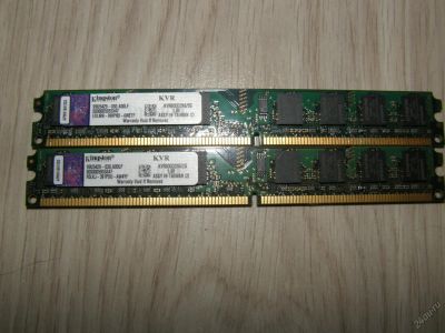 Лот: 6611247. Фото: 1. Память DDRII PC6400 2x2Gb low... Оперативная память