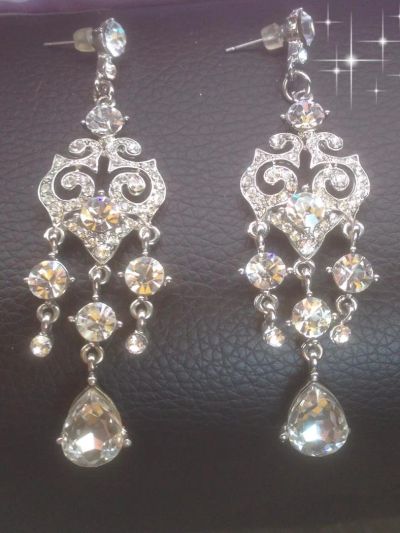 Лот: 6189469. Фото: 1. Серьги Swarovski. Серьги, каффы