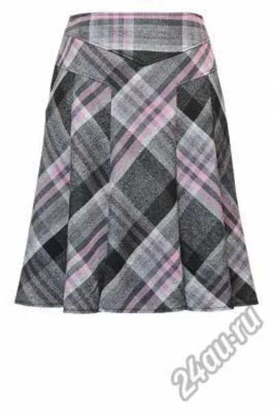 Лот: 10693513. Фото: 1. Юбка в клетку. Юбки