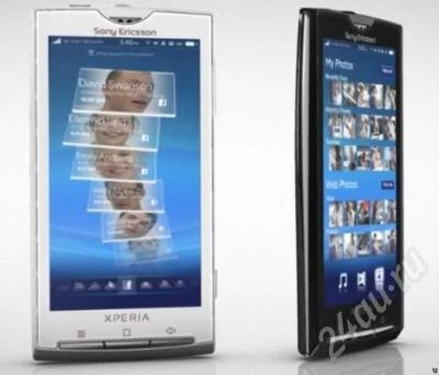 Лот: 362582. Фото: 1. SonyEricsson X10 Xperia Белый... Кнопочные мобильные телефоны