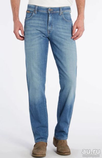 Лот: 14590281. Фото: 1. Мужские прямые джинсы Wrangler... Брюки, джинсы, шорты