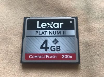 Лот: 21994887. Фото: 1. Карта памяти 4Gb CompactFlash... Карты памяти