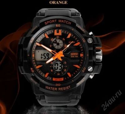 Лот: 5588235. Фото: 1. Спортивные часы SKMEI 0990 Orange... Оригинальные наручные часы